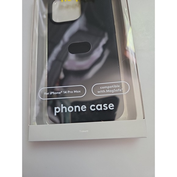 Apple iPhone 14 Pro Max Magnetic Case - heyday Black Silicone case Soft Case - Picture 3 of 3